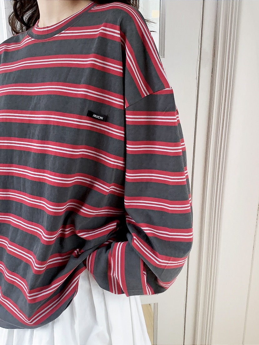 JKICHI韓國代購女士新品人氣26春夏熱賣休閑時尚推薦長袖T恤JKICHI長袖T恤