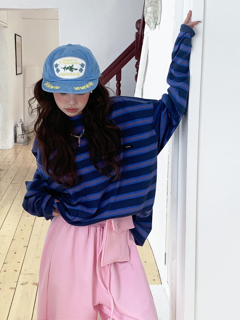 JKICHI韓國代購女士新品人氣26春夏熱賣休閑時尚推薦長袖T恤JKICHI長袖T恤