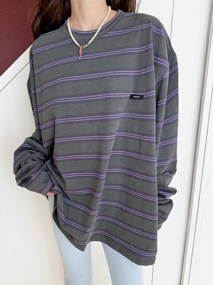JKICHI韓國代購女士新品人氣26春夏熱賣休閑時尚推薦長袖T恤JKICHI長袖T恤圖色2