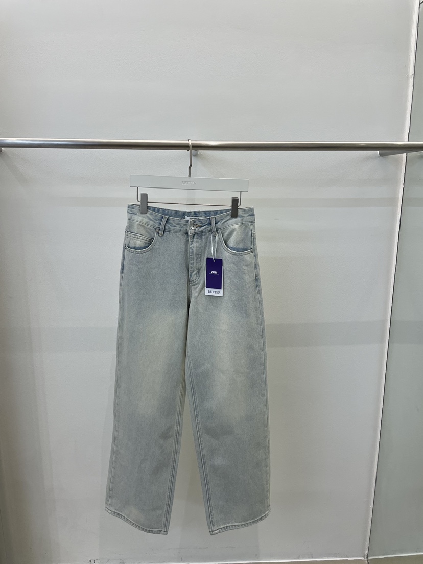 BETTER韓國代購女裝新品真品時尚熱賣推薦職業26春夏牛仔褲BETTER牛仔褲圖色1