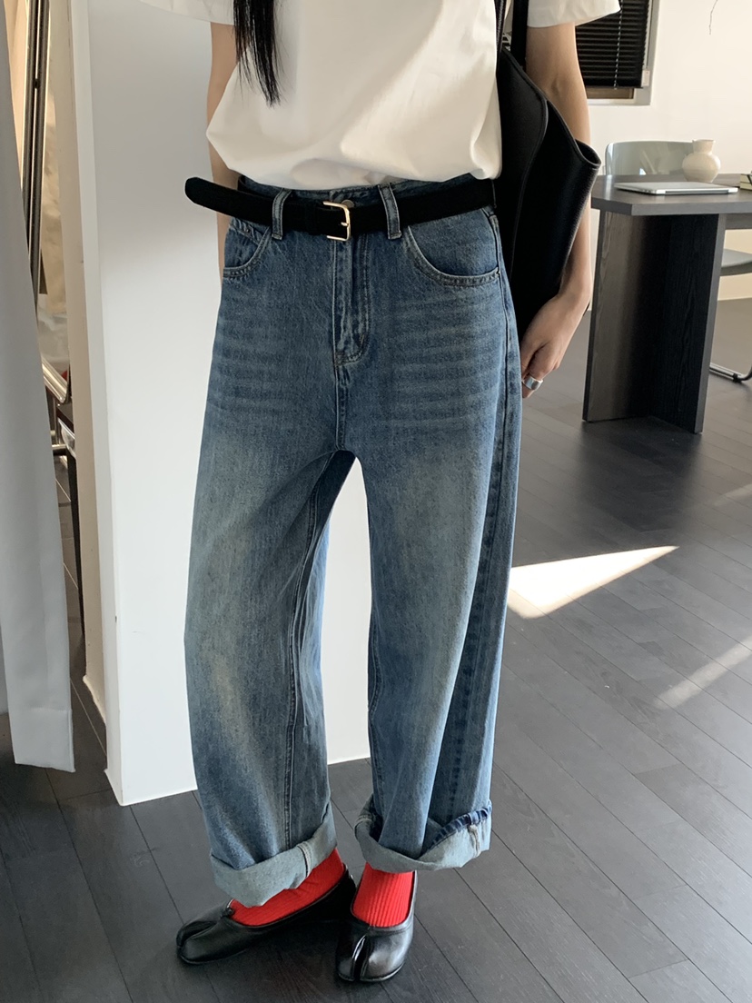 RIVER RAIN韓國代購女士新品人氣休閑推薦時尚真品牛仔褲RIVER RAIN牛仔褲