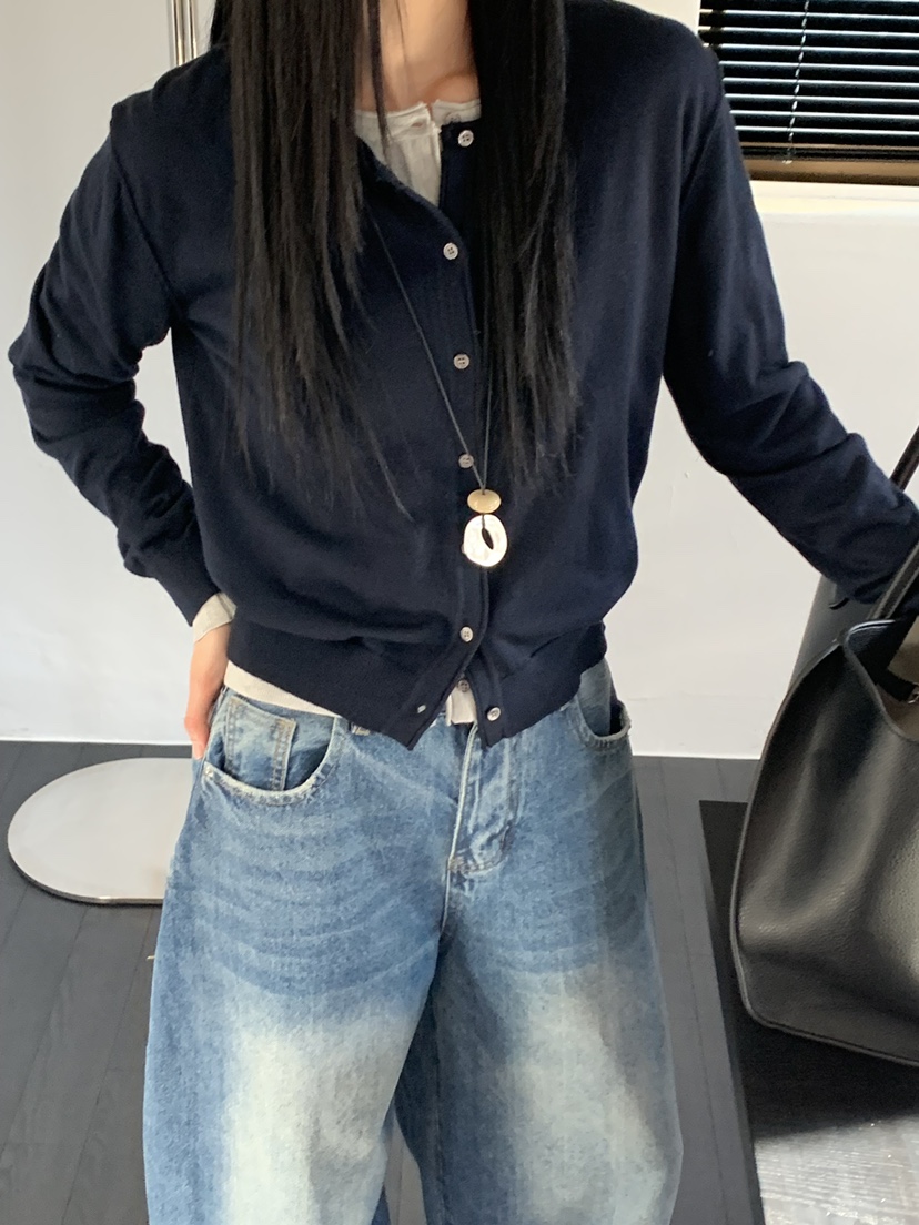 RIVER RAIN韓國直郵女士新品26春夏推薦時尚職業針織衫開衫RIVER RAIN針織衫