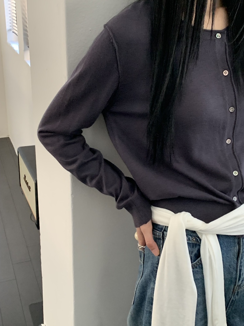 RIVER RAIN韓國直郵女士新品26春夏推薦時尚職業針織衫開衫RIVER RAIN針織衫