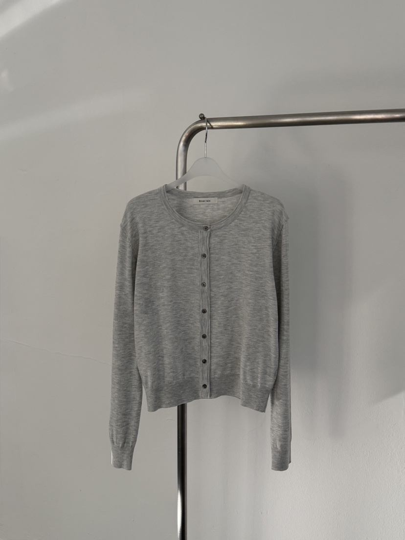 RIVER RAIN韓國直郵女士新品26春夏推薦時尚職業針織衫開衫RIVER RAIN針織衫圖色1