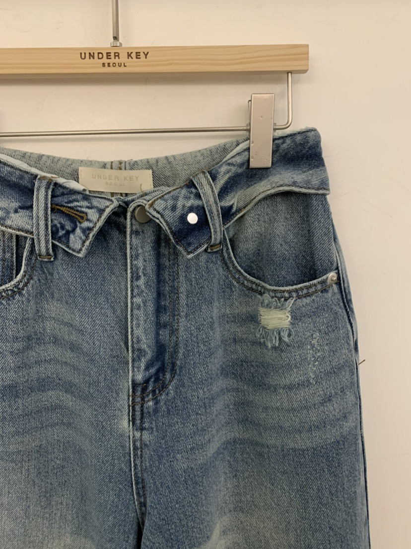 UNDER KEY東大門直郵女裝新品真品26春夏熱賣人氣牛仔褲UNDER KEY牛仔褲