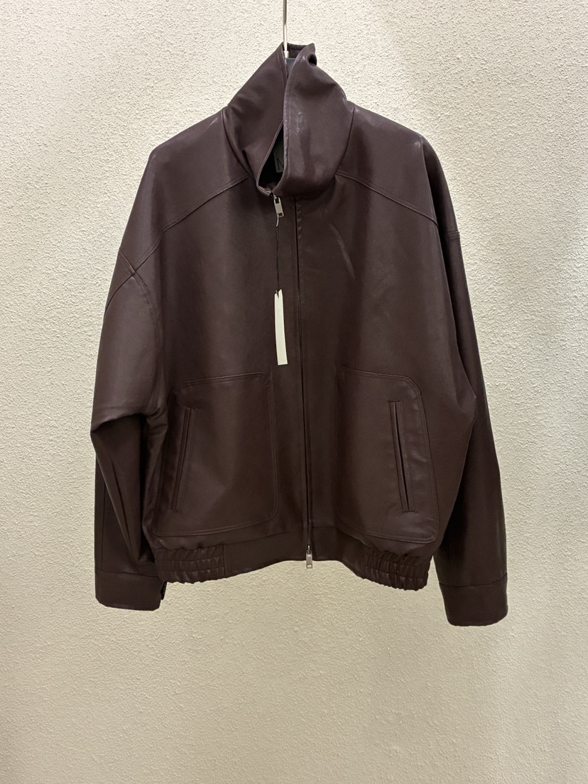 MWE東大門直郵女裝新款人氣休閑真品26春夏熱賣推薦時尚皮衣MWE皮衣圖色1棕色