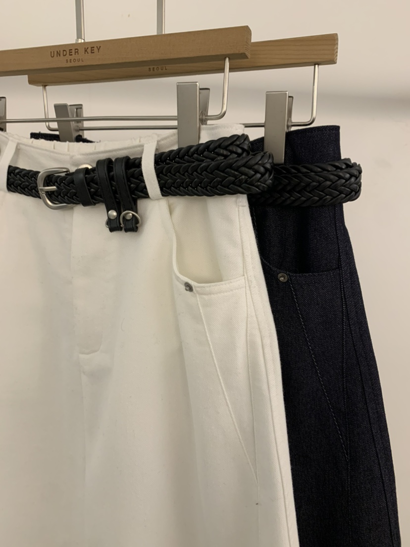 UNDER KEY東大門代購女裝新款真品人氣推薦休閑長裙含腰帶UNDER KEY長裙