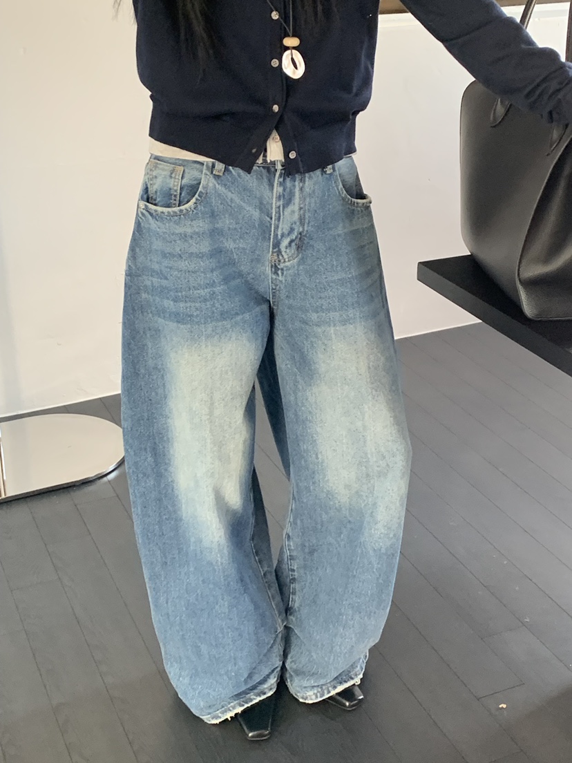 RIVER RAIN東大門代購女士新款推薦真品時尚職業休閑牛仔褲RIVER RAIN牛仔褲