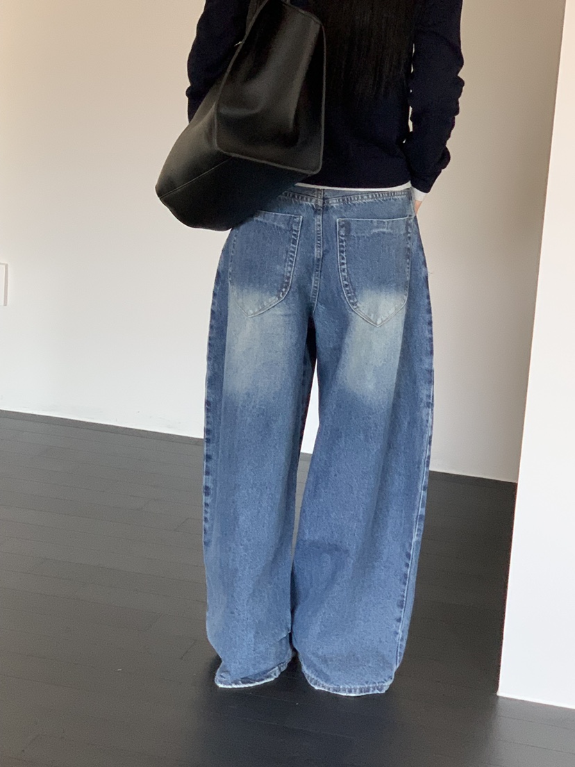 RIVER RAIN東大門代購女士新款推薦真品時尚職業休閑牛仔褲RIVER RAIN牛仔褲