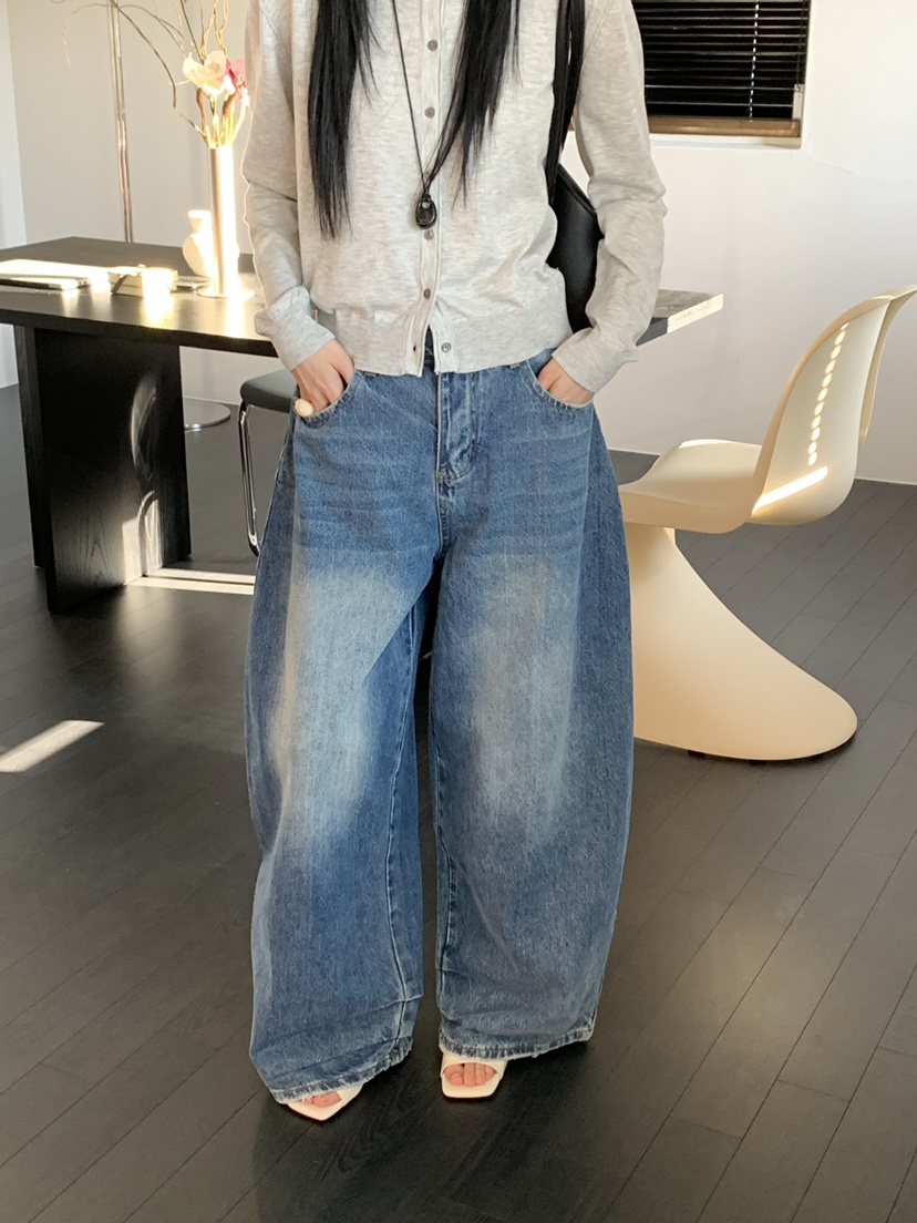 RIVER RAIN東大門代購女士新款推薦真品時尚職業休閑牛仔褲RIVER RAIN牛仔褲