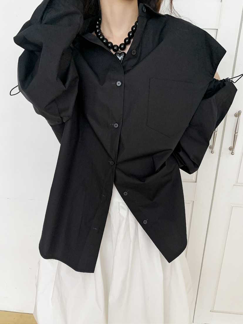 JKICHI韓國代購女裝新品26春夏休閑真品時尚職業襯衫蕾絲衫JKICHI襯衫/蕾絲衫