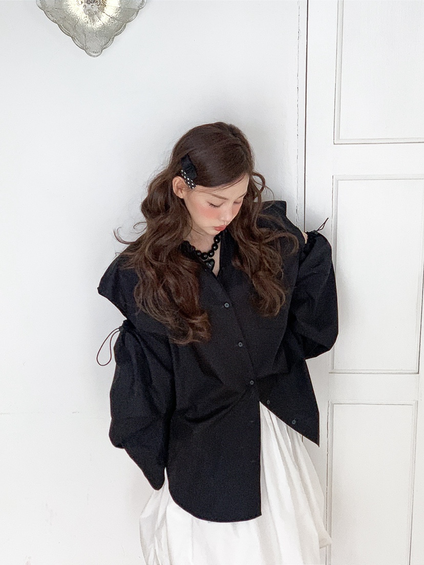 JKICHI韓國代購女裝新品26春夏休閑真品時尚職業襯衫蕾絲衫JKICHI襯衫/蕾絲衫