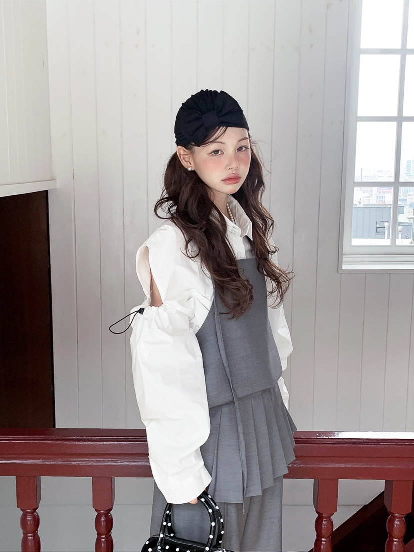 JKICHI韓國代購女裝新品26春夏休閑真品時尚職業襯衫蕾絲衫JKICHI襯衫/蕾絲衫