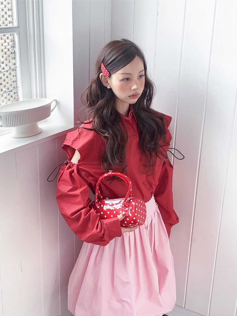 JKICHI韓國代購女裝新品26春夏休閑真品時尚職業襯衫蕾絲衫JKICHI襯衫/蕾絲衫圖色3