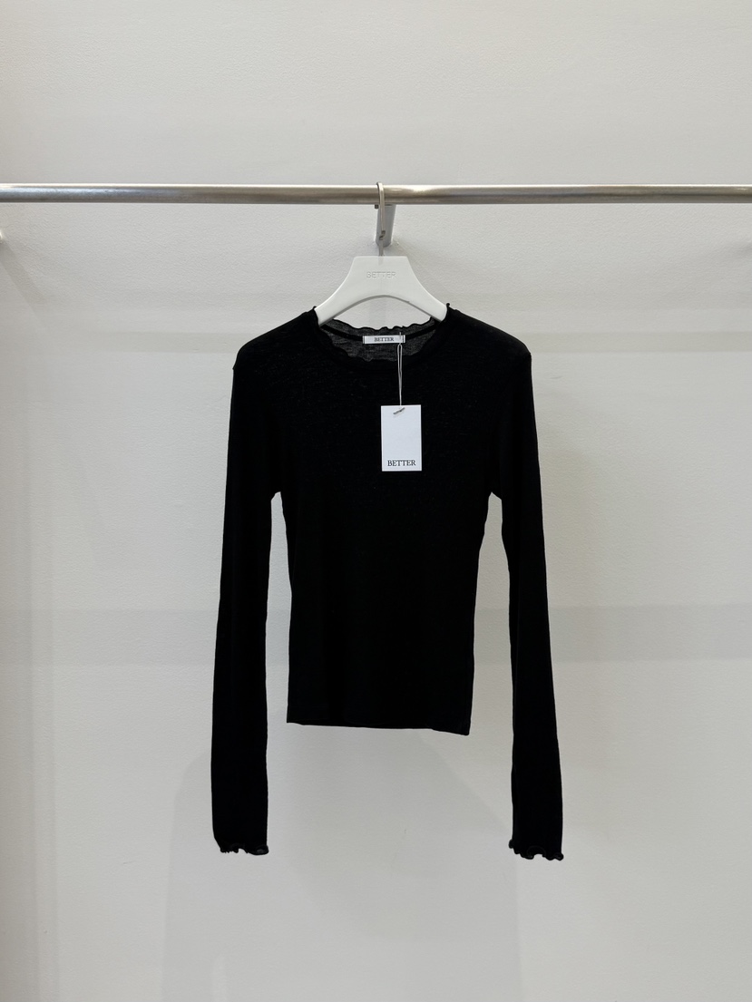 BETTER韓國代購女裝新款推薦真品人氣時尚職業熱賣長袖T恤BETTER長袖T恤圖色2