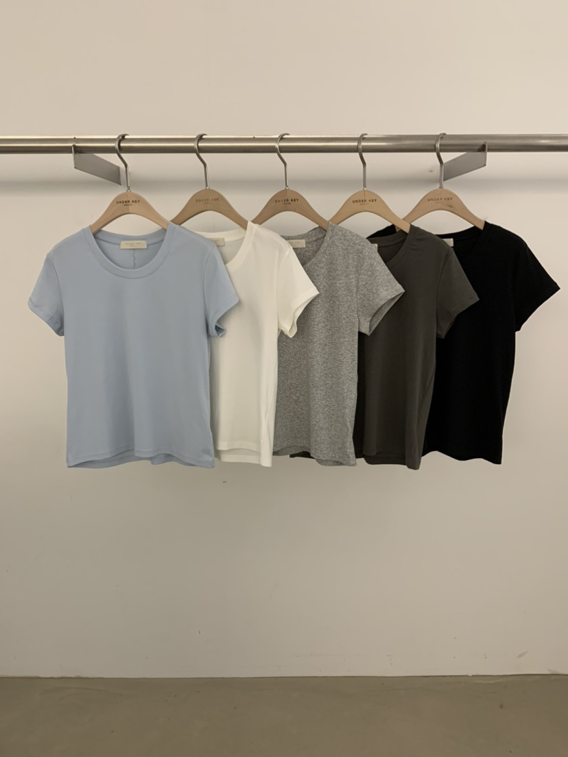 UNDER KEY韓國直郵女裝新品時尚26春夏人氣推薦休閑職業T恤UNDER KEYT恤