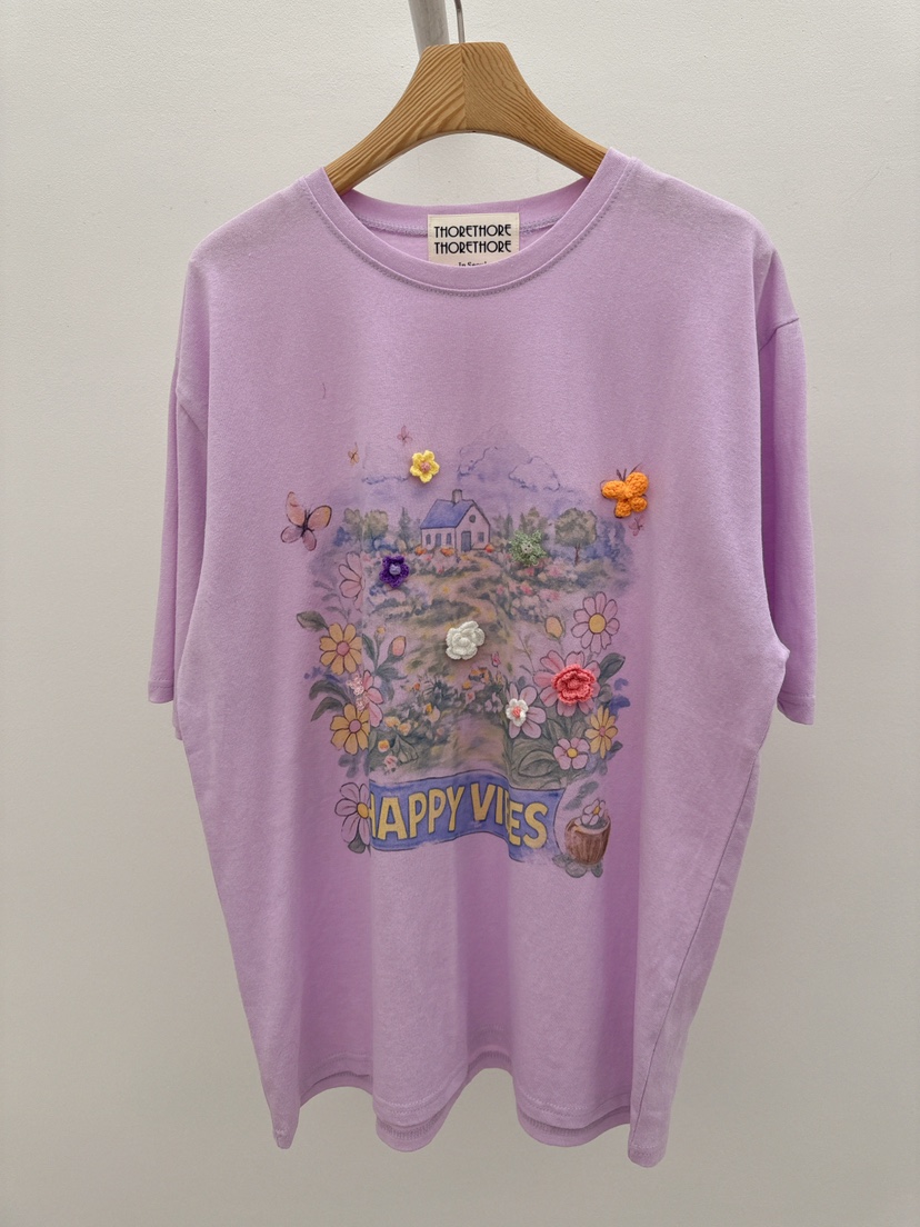 THORE韓國直郵女裝新品休閑真品26春夏推薦時尚熱賣人氣T恤THORET恤圖色3