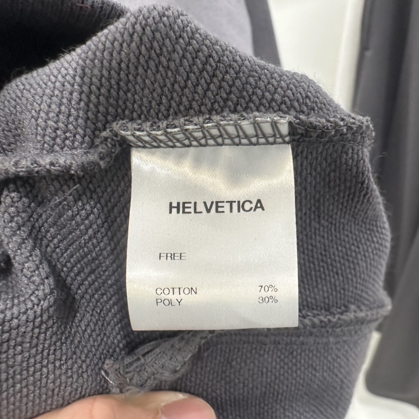 HELVETICA東大門代購女士新款休閑熱賣人氣職業26春夏衛衣拉鏈HELVETICA衛衣