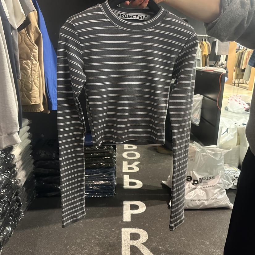 ELF-L東大門直郵女士新品休閑真品推薦時尚26春夏長袖T恤PROJECT ELF/ELF-L長袖T恤圖色2