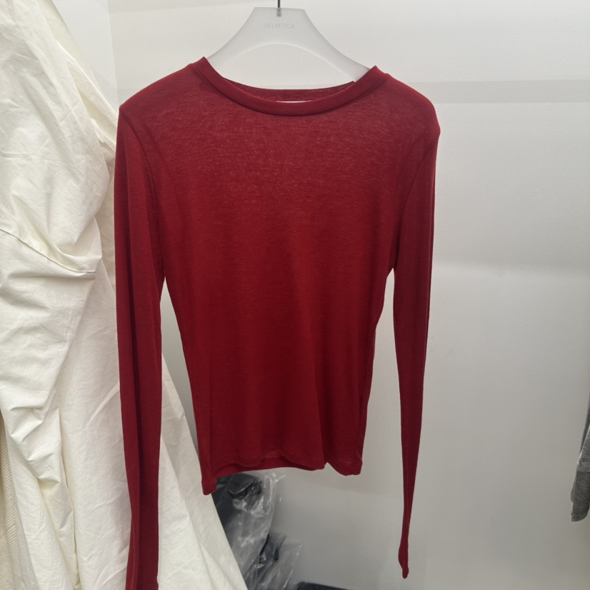HELVETICA東大門實拍女裝新款職業時尚熱賣人氣26春夏長袖T恤HELVETICA長袖T恤圖色1