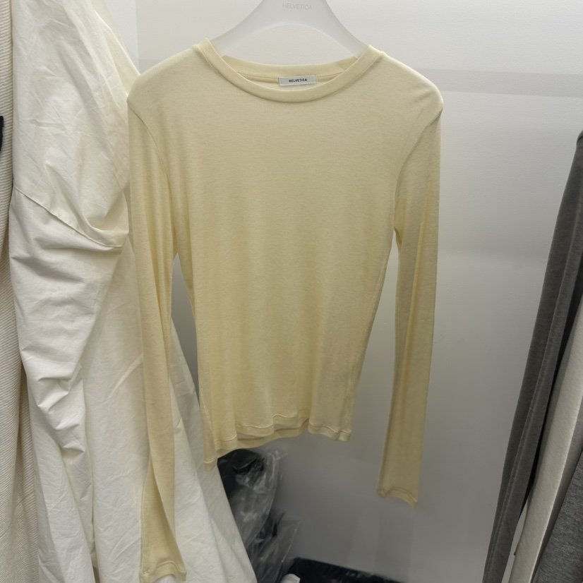 HELVETICA東大門實拍女裝新款職業時尚熱賣人氣26春夏長袖T恤HELVETICA長袖T恤圖色5