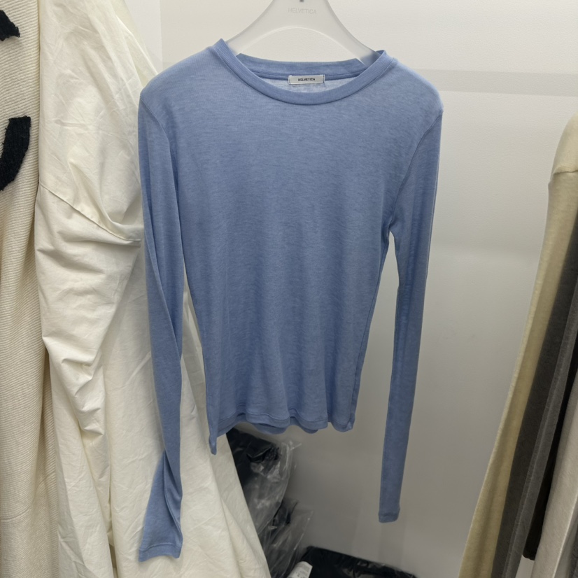 HELVETICA東大門實拍女裝新款職業時尚熱賣人氣26春夏長袖T恤HELVETICA長袖T恤圖色6