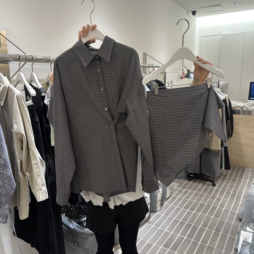 VIVE東大門實拍女裝新款26春夏熱賣時尚推薦職業人氣套裝VIVE套裝圖色2