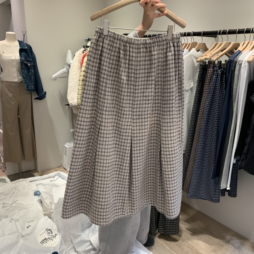 ORMORE韓國直郵女士新品26春夏人氣休閑時尚半身裙中短裙ORMORE半身裙/中短裙