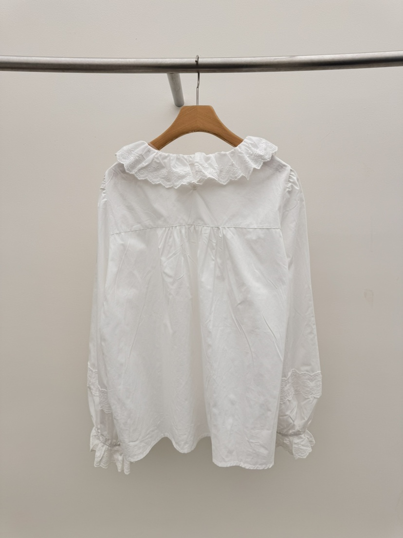 THORE韓國直郵女士新款推薦人氣真品時尚休閑26春夏襯衫蕾絲衫THORE襯衫/蕾絲衫