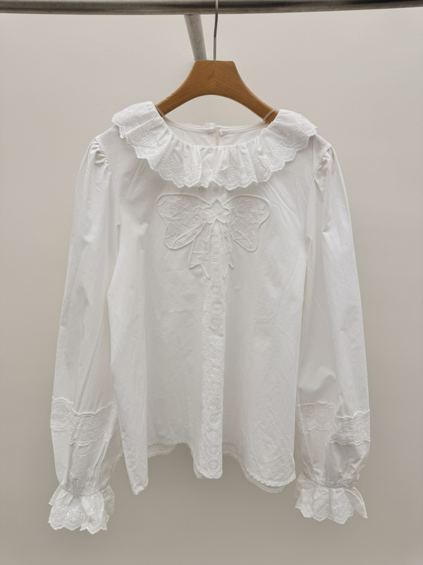 THORE韓國直郵女士新款推薦人氣真品時尚休閑26春夏襯衫蕾絲衫THORE襯衫/蕾絲衫圖色1