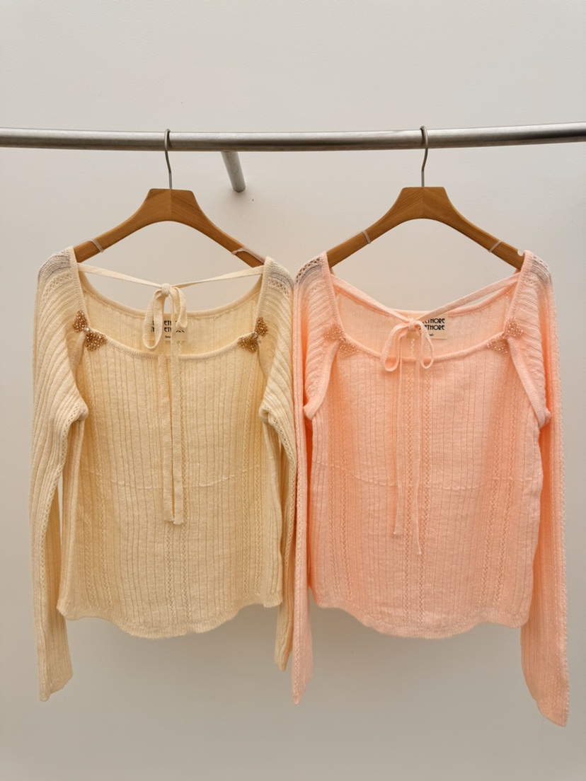 THORE東大門實拍女裝新款職業休閑熱賣26春夏推薦真品針織衫THORE針織衫