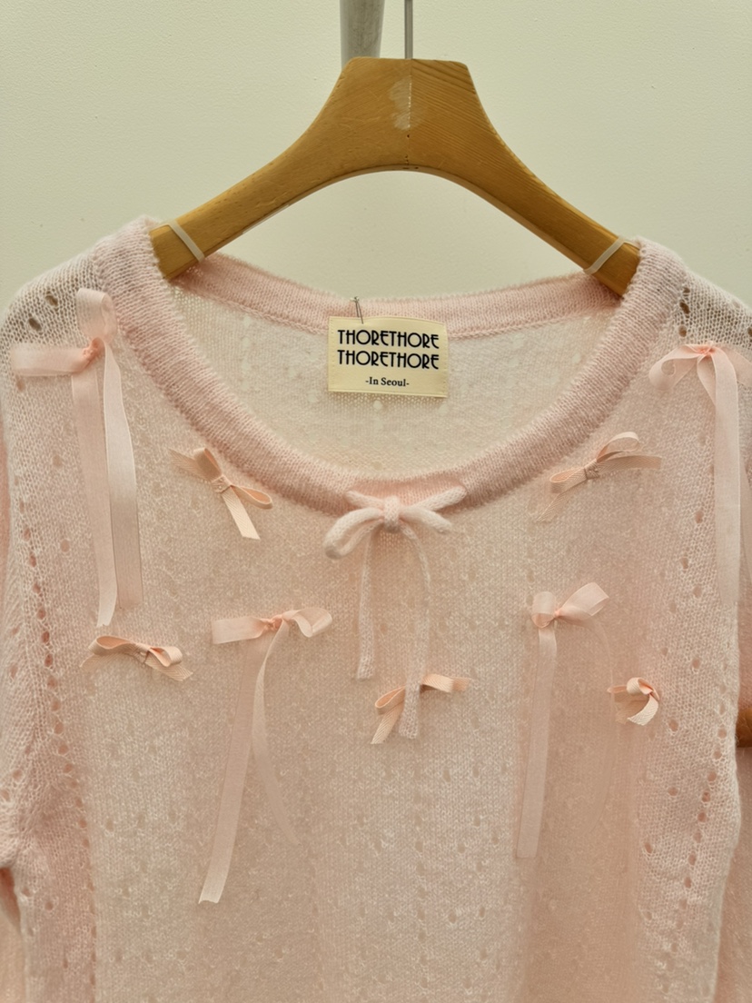 THORE東大門代購女裝新款人氣真品26春夏職業休閑熱賣針織衫THORE針織衫