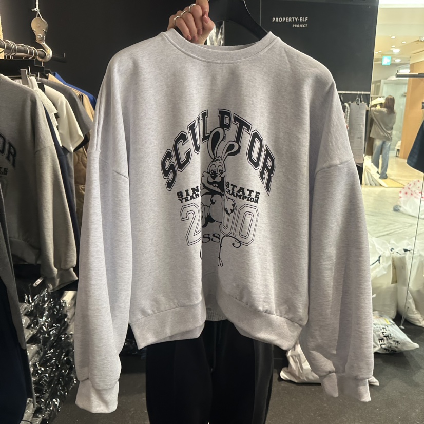 ELF-L韓國直郵女裝新品職業推薦時尚真品熱賣26春夏衛衣加絨PROJECT ELF/ELF-L衛衣圖色1