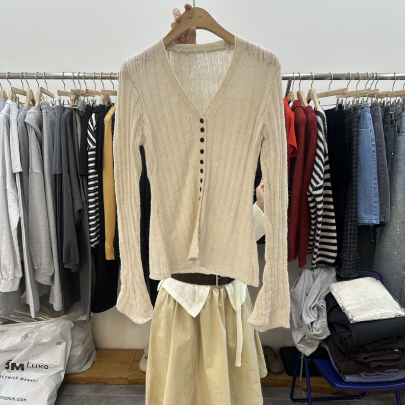 DELIGHT-L韓國直郵女士新款推薦26春夏真品時尚休閑針織衫DELIGHT-L針織衫圖色3