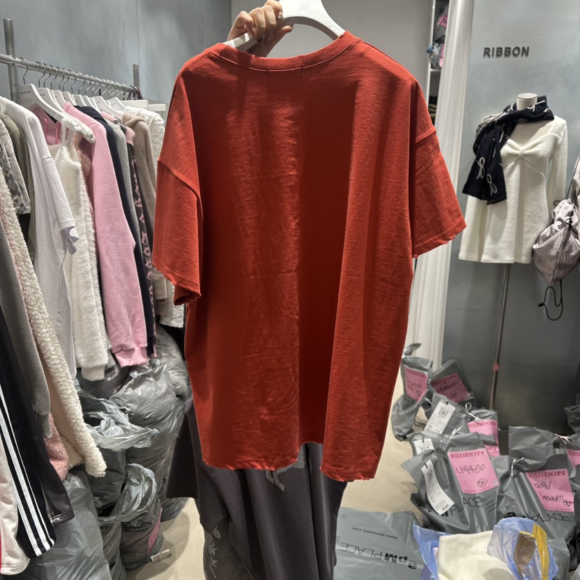 RIBBON東大門代購女士新款26春夏熱賣推薦時尚職業人氣T恤RIBBONT恤
