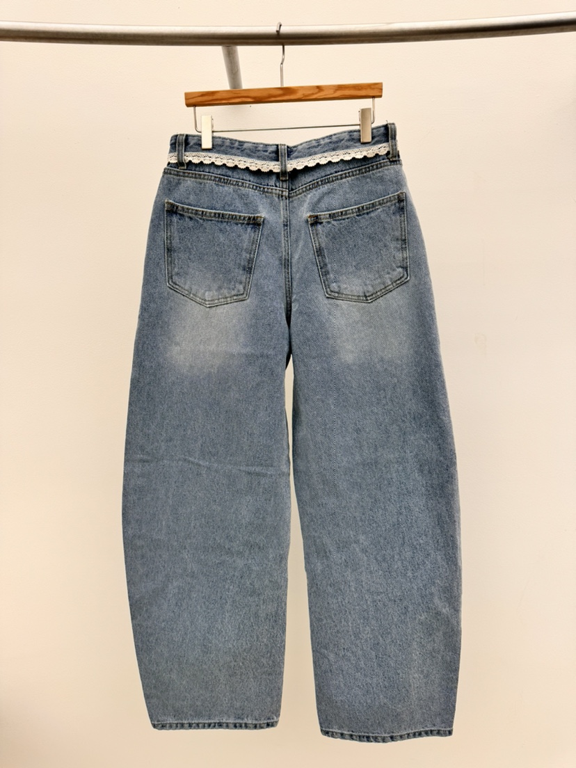 THORE韓國代購女士新款熱賣人氣真品職業推薦時尚休閑牛仔褲THORE牛仔褲