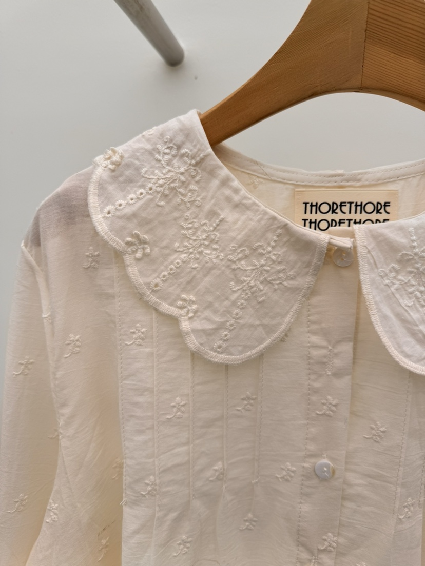 THORE韓國代購女士新款真品職業熱賣時尚26春夏襯衫蕾絲衫THORE襯衫/蕾絲衫