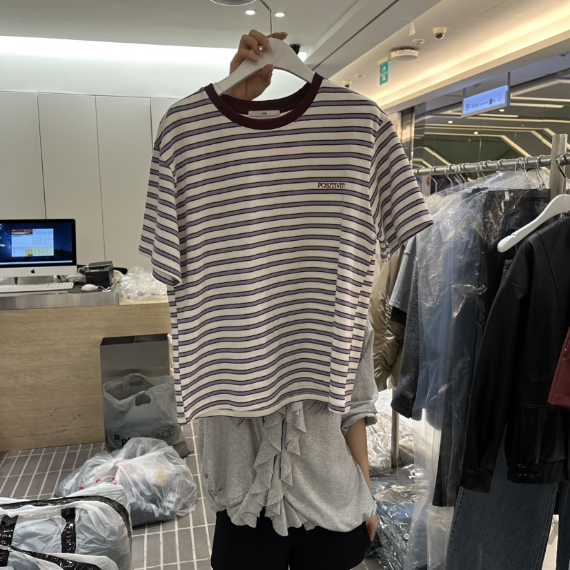 VIVE東大門直郵女士新品人氣真品26春夏休閑職業推薦時尚T恤VIVET恤圖色1