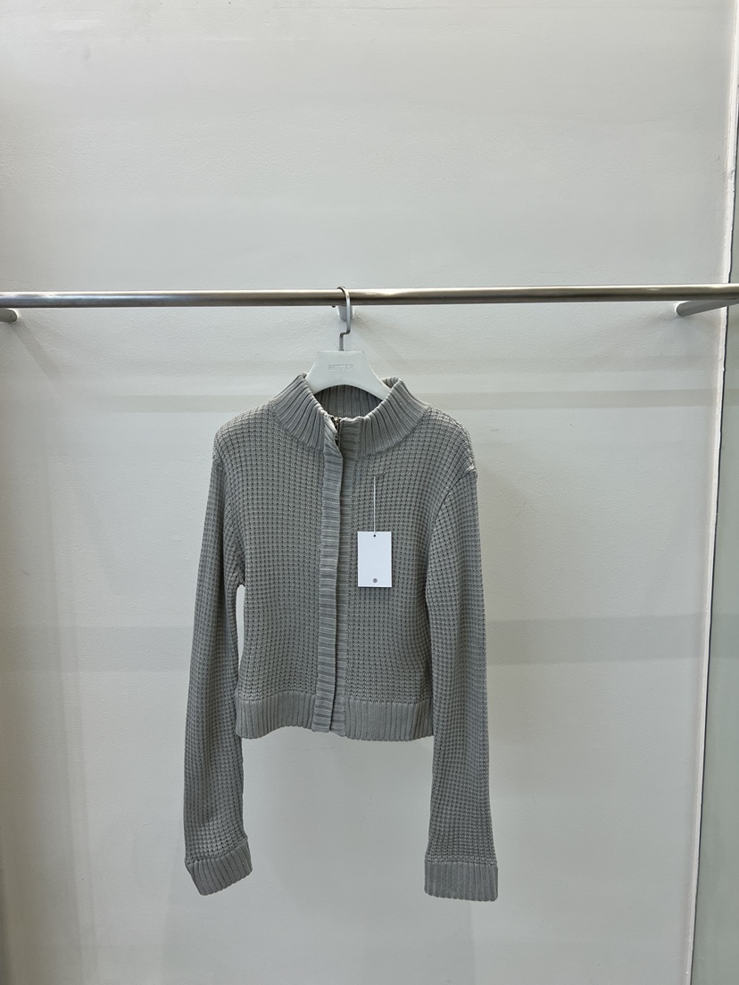 BETTER韓國直郵女士新款休閑時尚推薦26春夏職業針織衫拉鏈BETTER針織衫圖色1