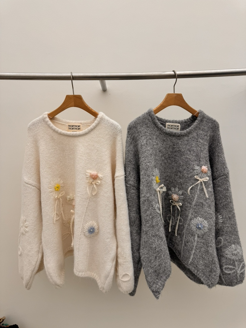 THORE韓國直郵女裝新款熱賣推薦職業真品人氣26春夏休閑毛衣THORE毛衣