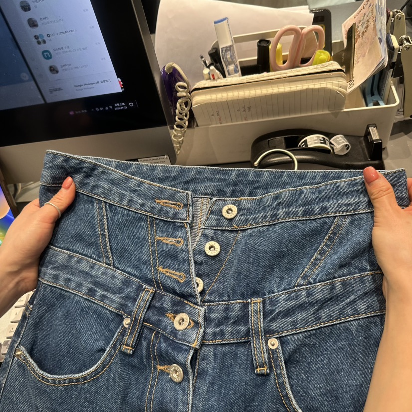 ELF-L東大門直郵女士新品時尚職業休閑人氣熱賣真品牛仔褲PROJECT ELF/ELF-L牛仔褲