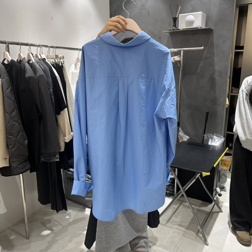 OPEN韓國代購女裝新品時尚人氣職業真品熱賣襯衫蕾絲衫褶裥OPEN襯衫/蕾絲衫