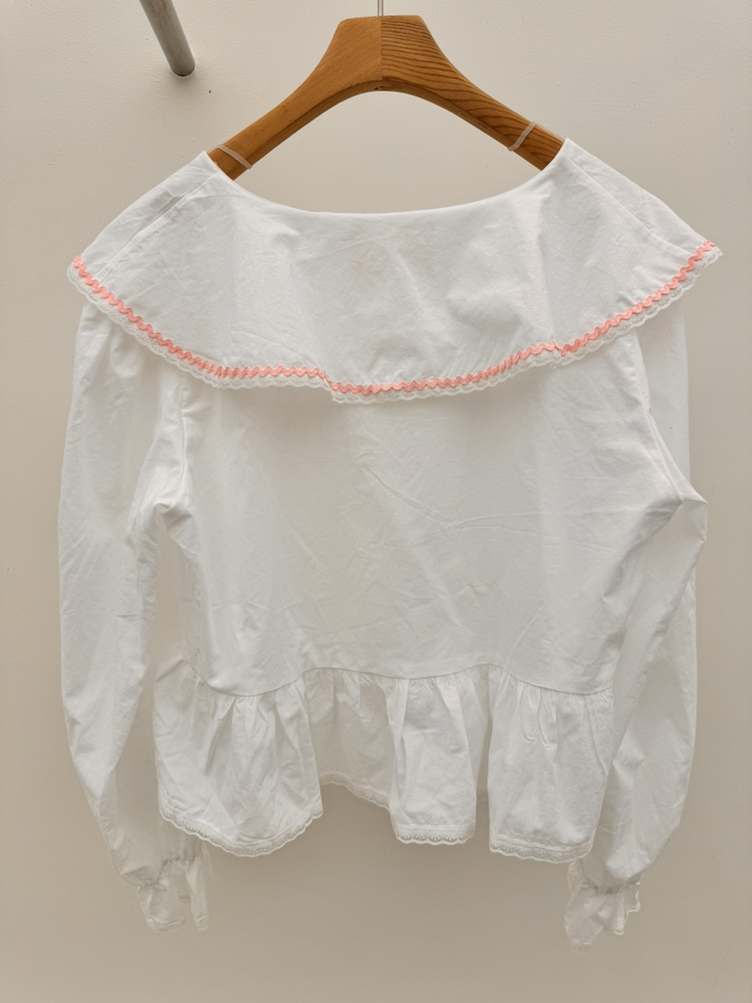 THORE韓國直郵女裝新品人氣熱賣真品26春夏職業襯衫蕾絲衫THORE襯衫/蕾絲衫