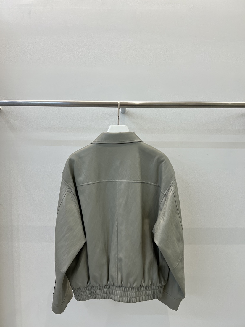 BETTER韓國代購女裝新品職業休閑人氣推薦夾克雙口袋皮革BETTER夾克