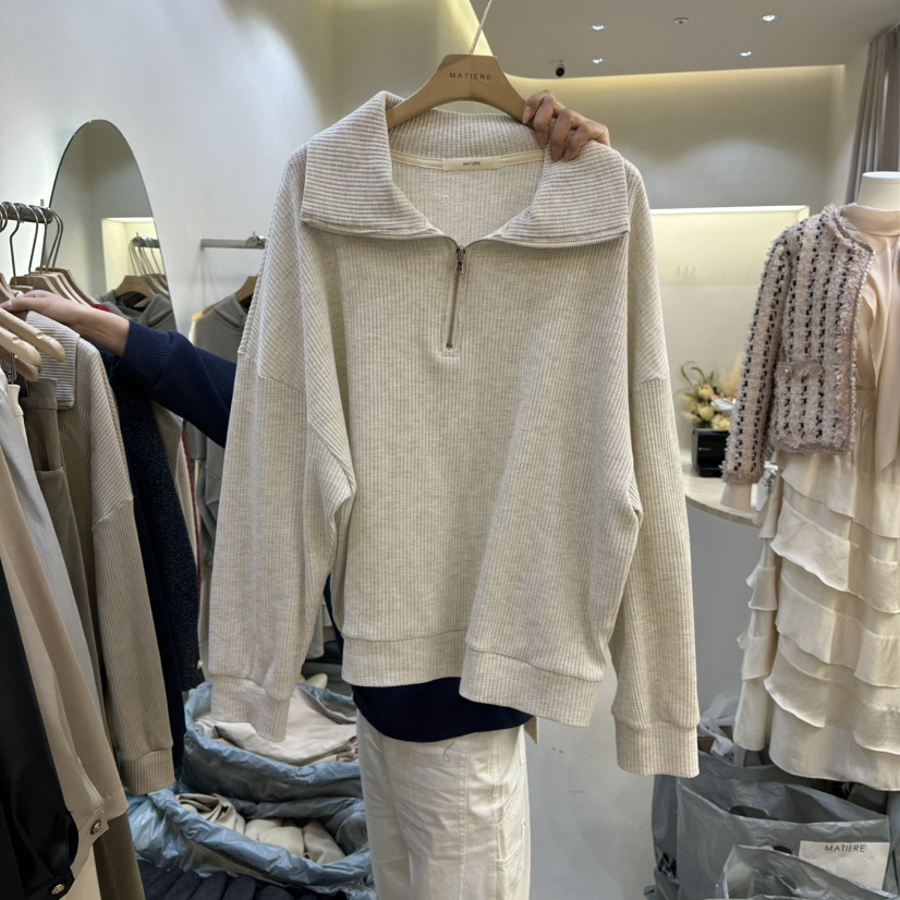 MATIERE東大門實拍女士新品26春夏人氣休閑熱賣職業真品衛衣MATIERE衛衣圖色1