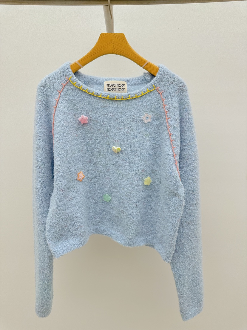 THORE東大門代購女裝新款26春夏時尚職業熱賣推薦休閑針織衫THORE針織衫圖色1