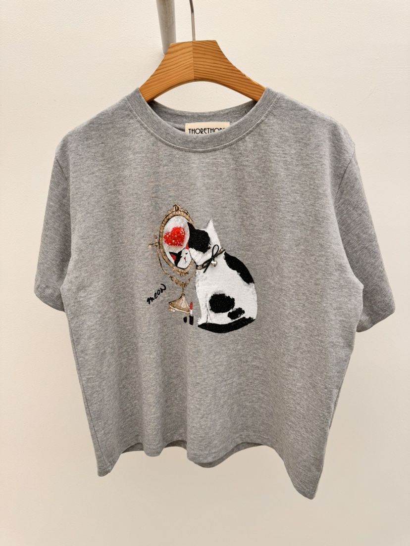 THORE東大門實拍女裝新款熱賣時尚真品26春夏休閑推薦T恤THORET恤圖色2