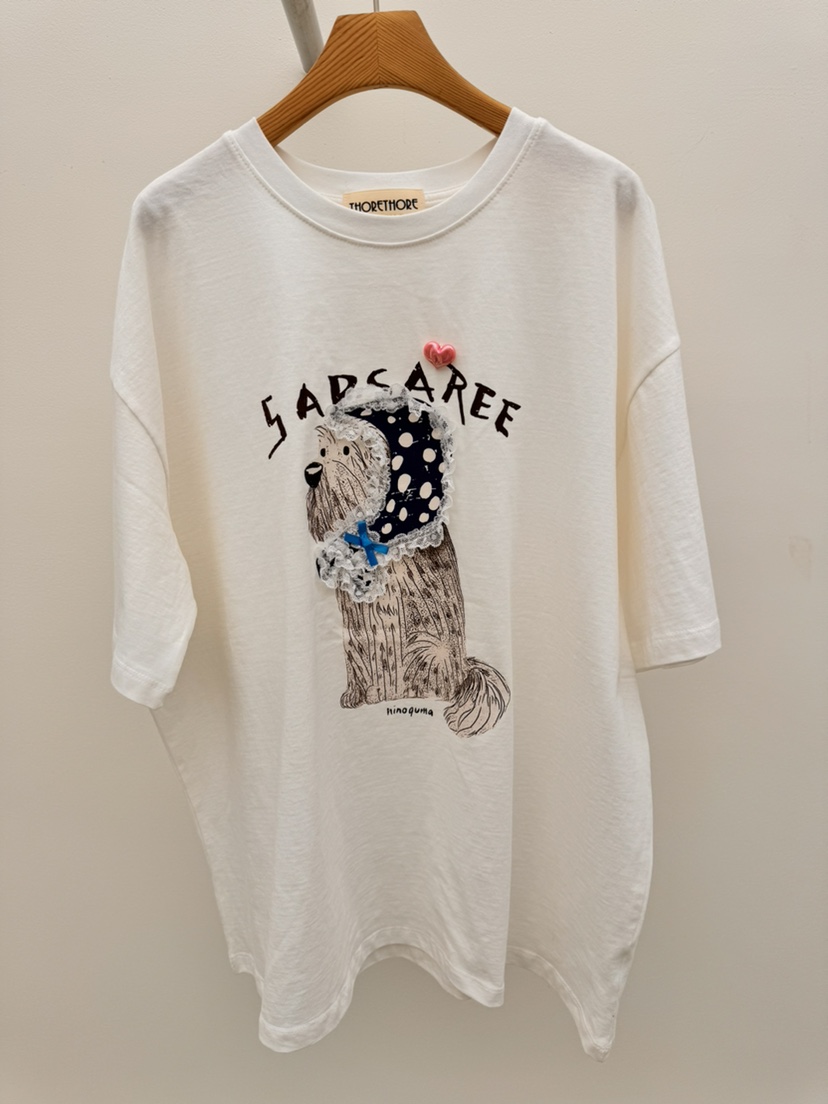 THORE韓國直郵女士新品人氣26春夏時尚真品熱賣休閑職業T恤THORET恤圖色1