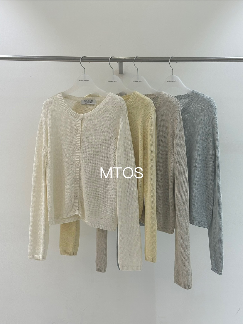 MONDAY TO SUNDAY韓國代購女裝新款職業休閑26春夏針織衫MONDAY TO SUNDAY針織衫