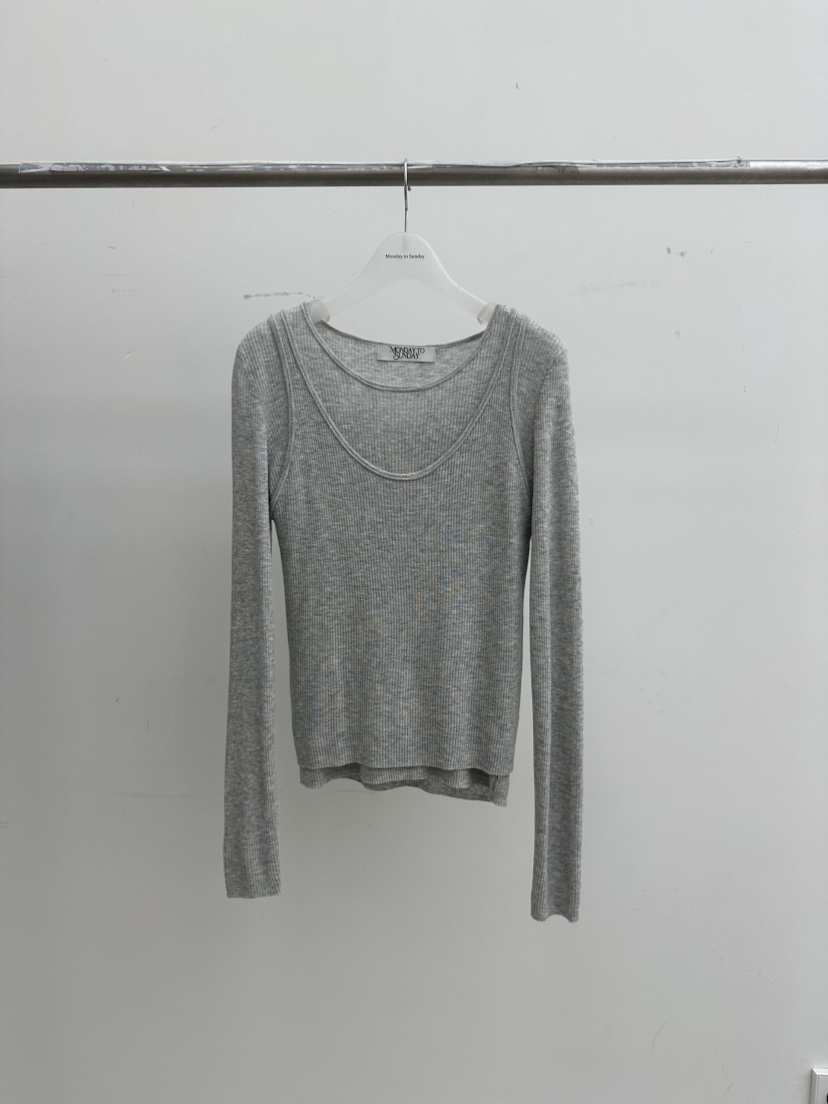 MONDAY TO SUNDAY韓國代購女裝新款推薦時尚熱賣人氣套裝MONDAY TO SUNDAY套裝圖色3